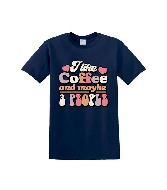I like coffee and 3 people